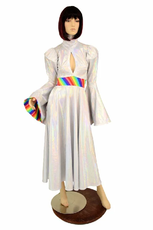 women’s strap-back dresses -Rainbow Empress Dress